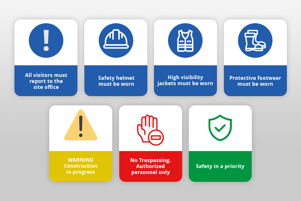 construction site photography safety rules