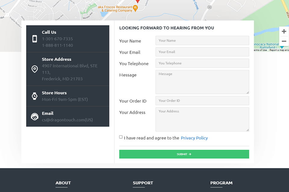 contact dragon touch review