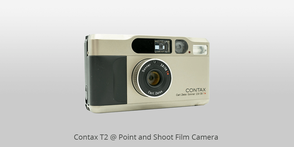contax t2 kamera punktowa i shoot kamera filmowa
