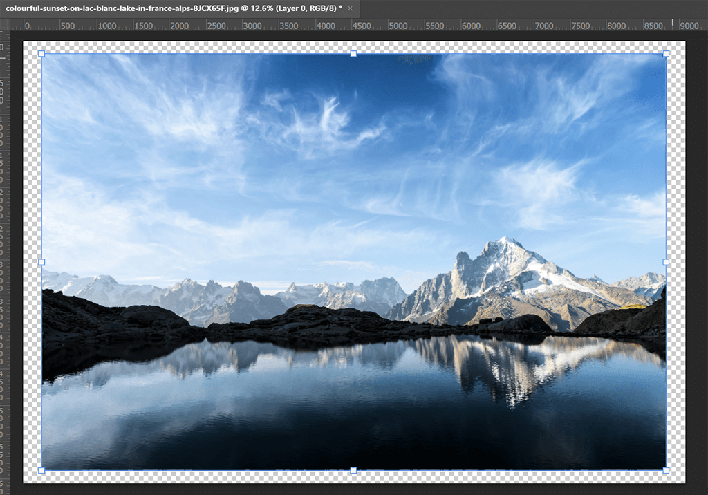 contant aware scale photoshop scale the image