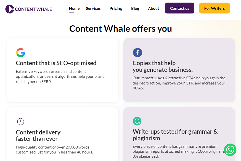 content whale best content marketing agency