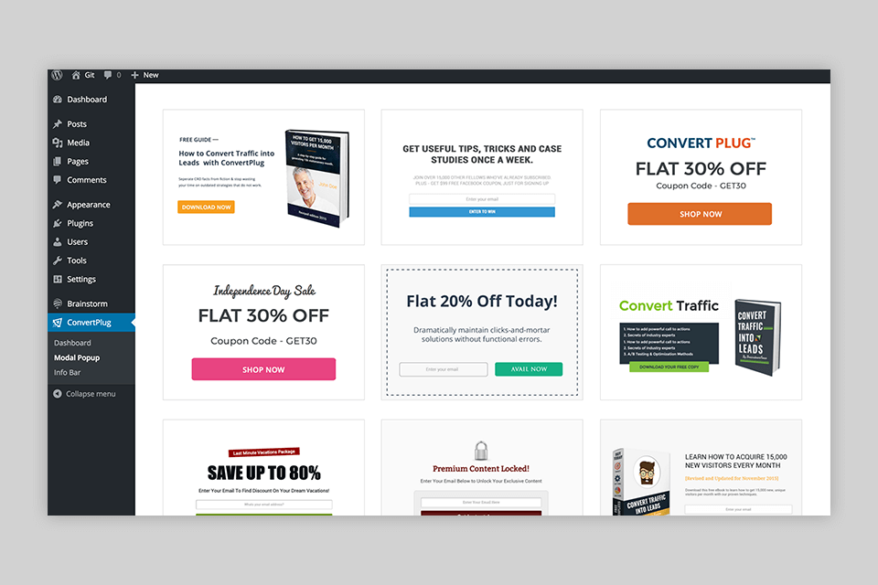 convert plus popup builder for wordpress