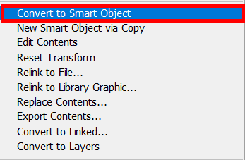convert the layer to add gaussian blur in photoshop