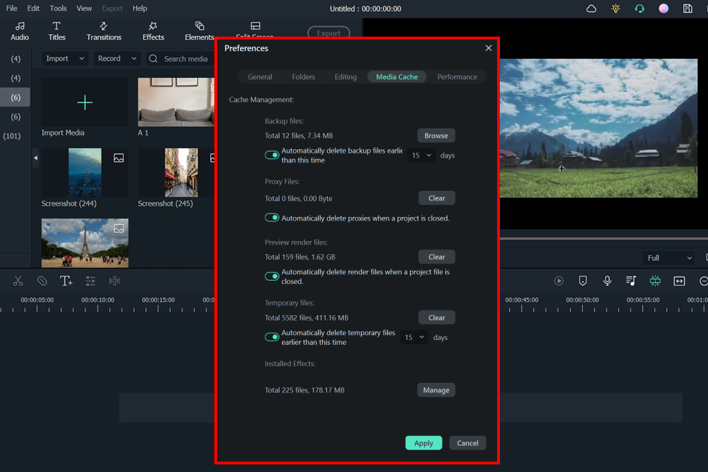convert wfp to mp4 through cached or earlier exports