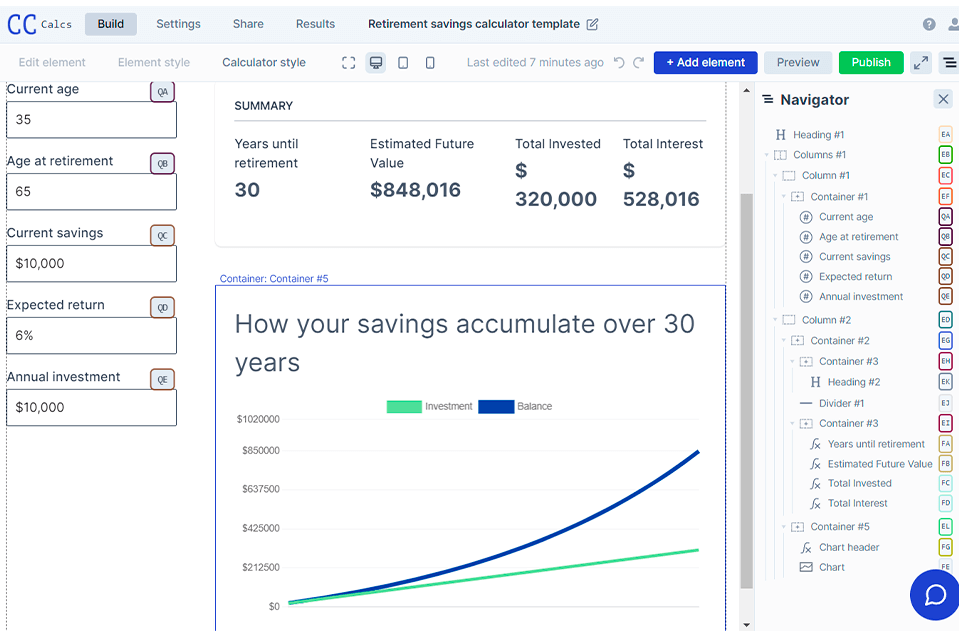 convertcalculator interactive calculator builder interface