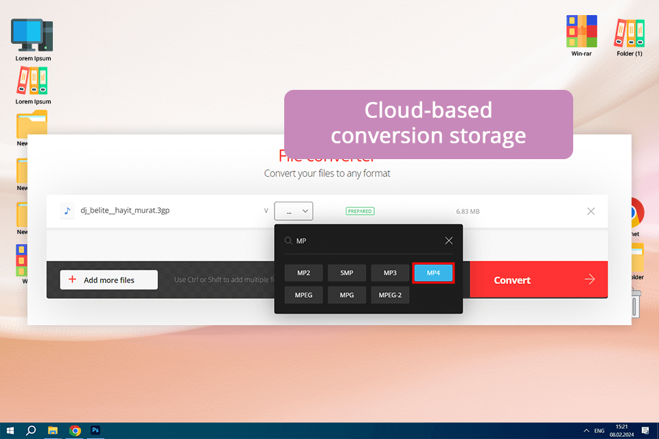 convertio 3gp to mp4 converter