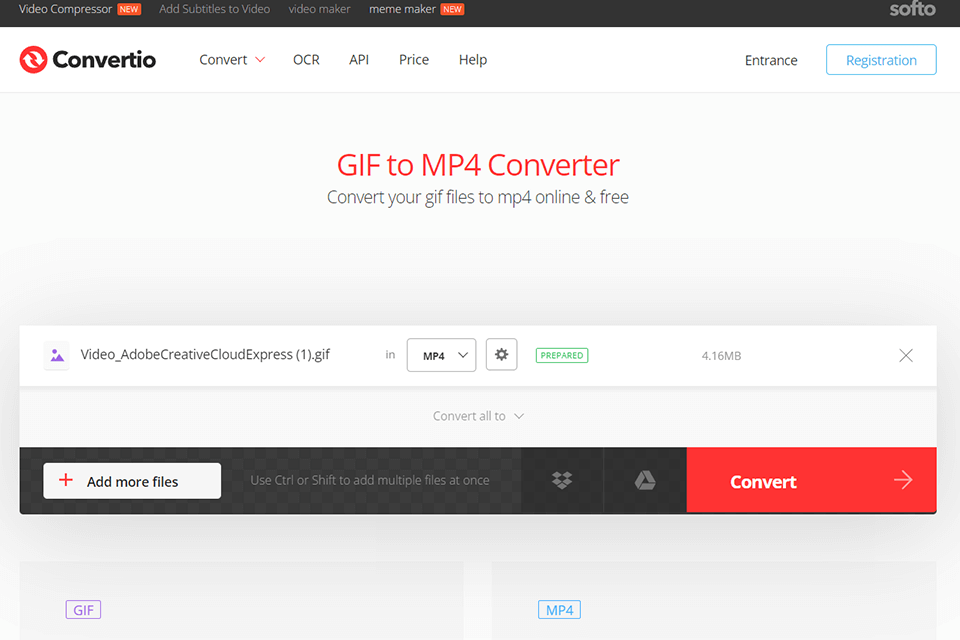 Converter vídeo para GIF animado online - Conversor de vídeo online grátis