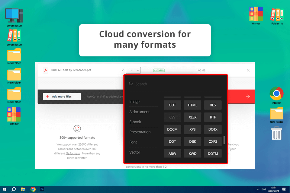 convertio pdf to csv converter