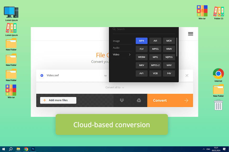 convertio swf to mp4 converter