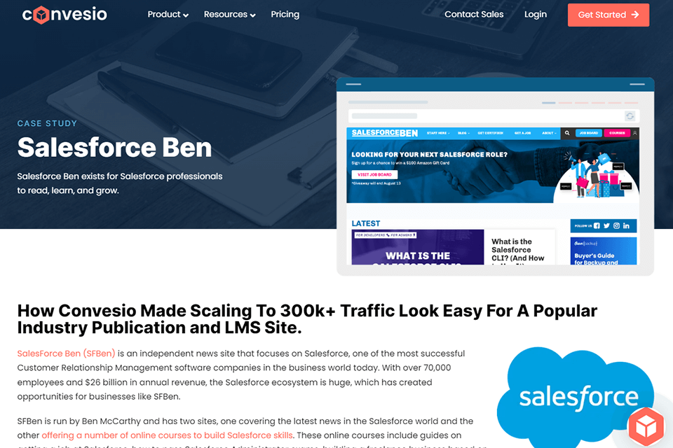 convesio wordpress developers interface