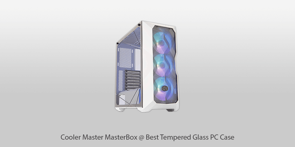 tempered glass pc case cooler master