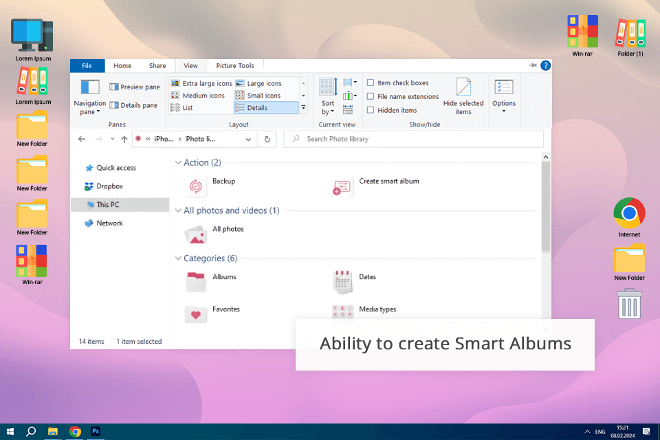 copytrans smart albums creating