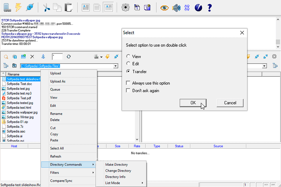 coreftp le free sftp client interface
