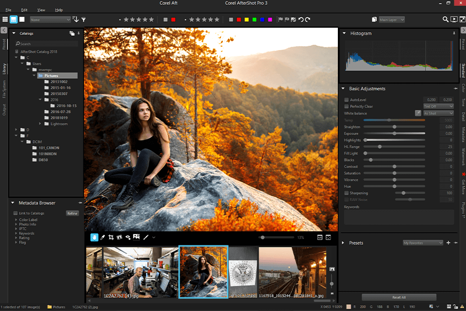 corel aftershot pro lightzone alternative interface