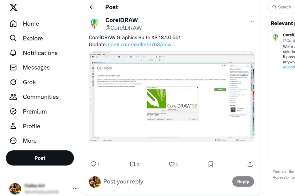 corel draw x8 announcement