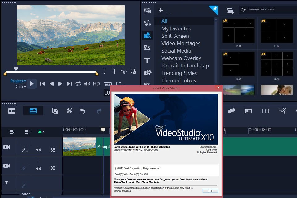 corel videostudio adobe premiere pro واجهة بديلة