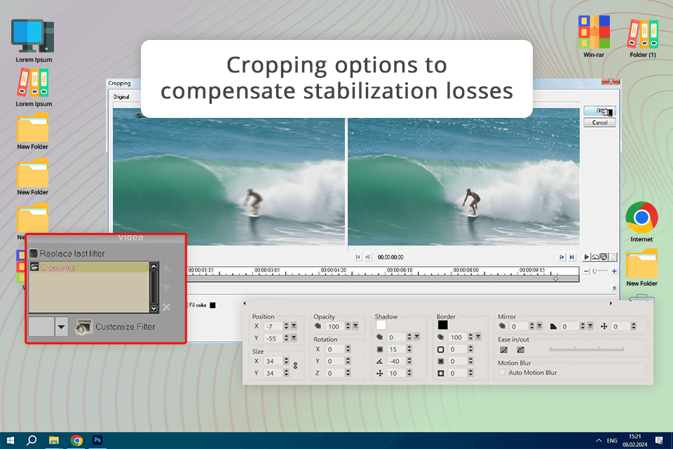 corel videostudio ultimate video stabilization software