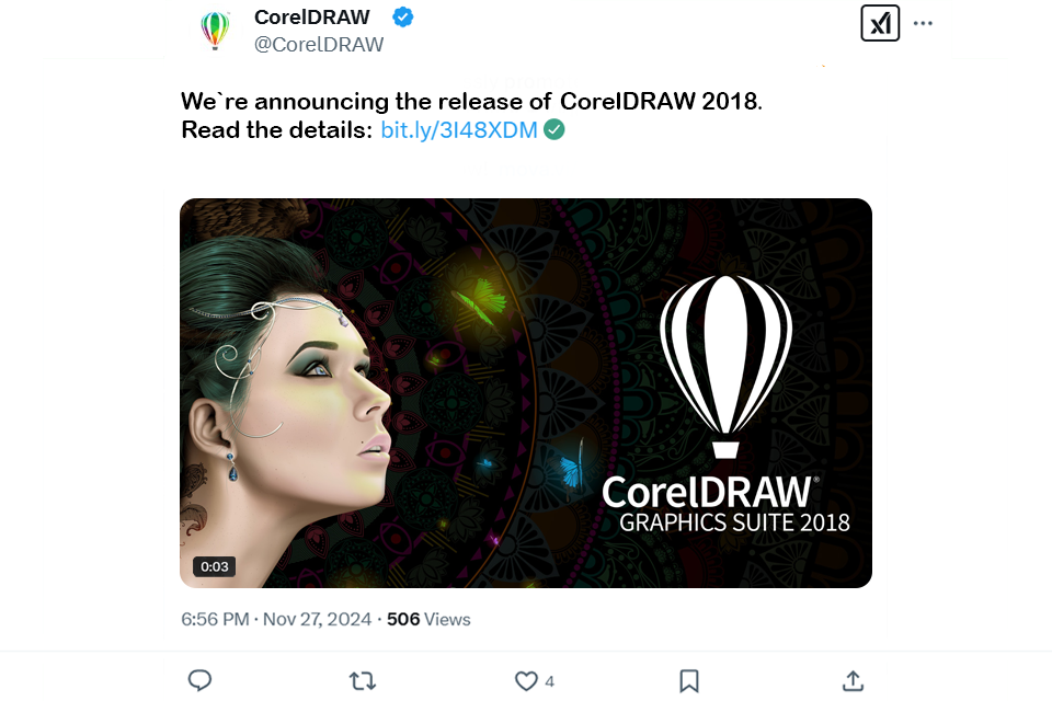 coreldraw 2018 announcement