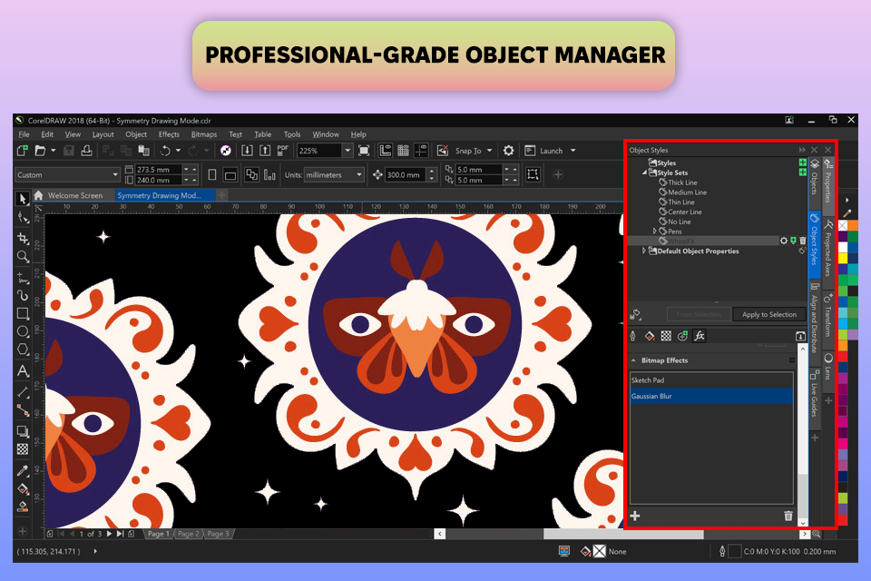 coreldraw 2018 interface