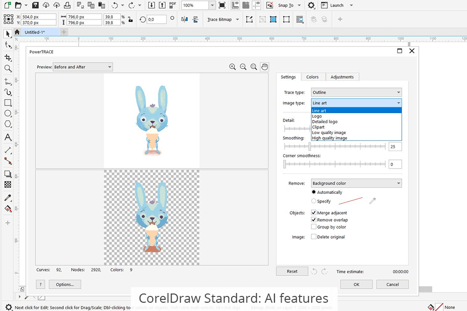 coreldraw ai features