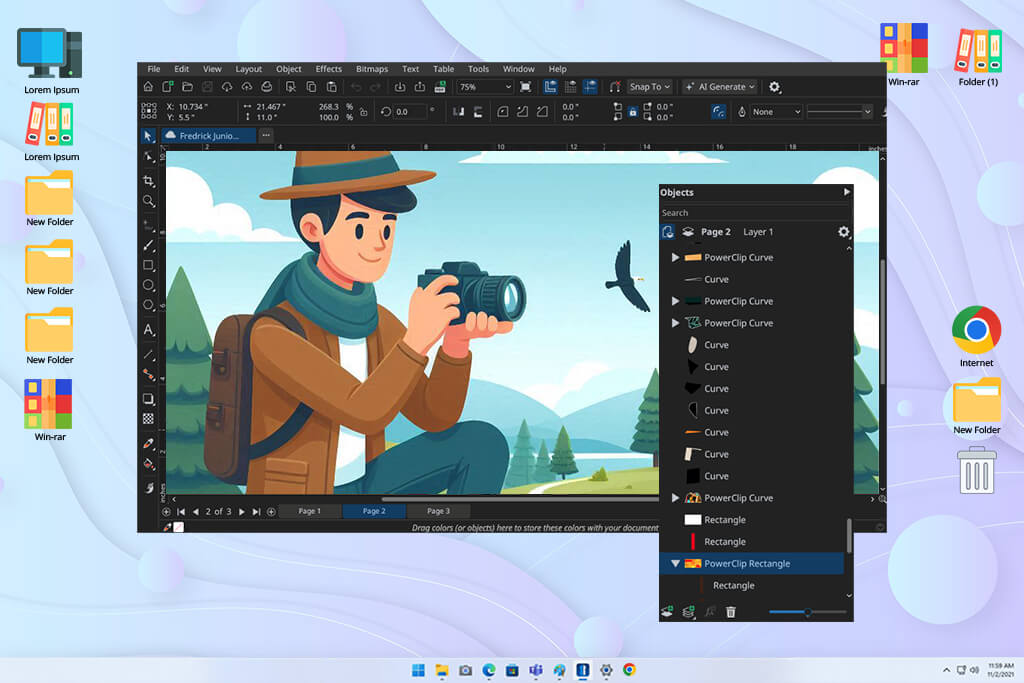 coreldraw ai features