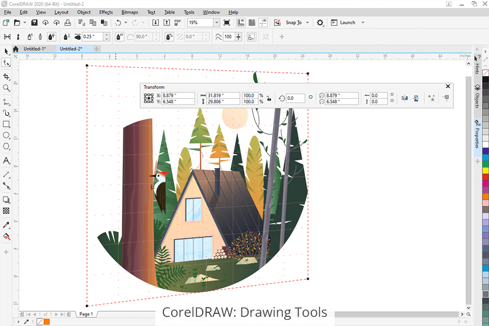 coreldraw drawing