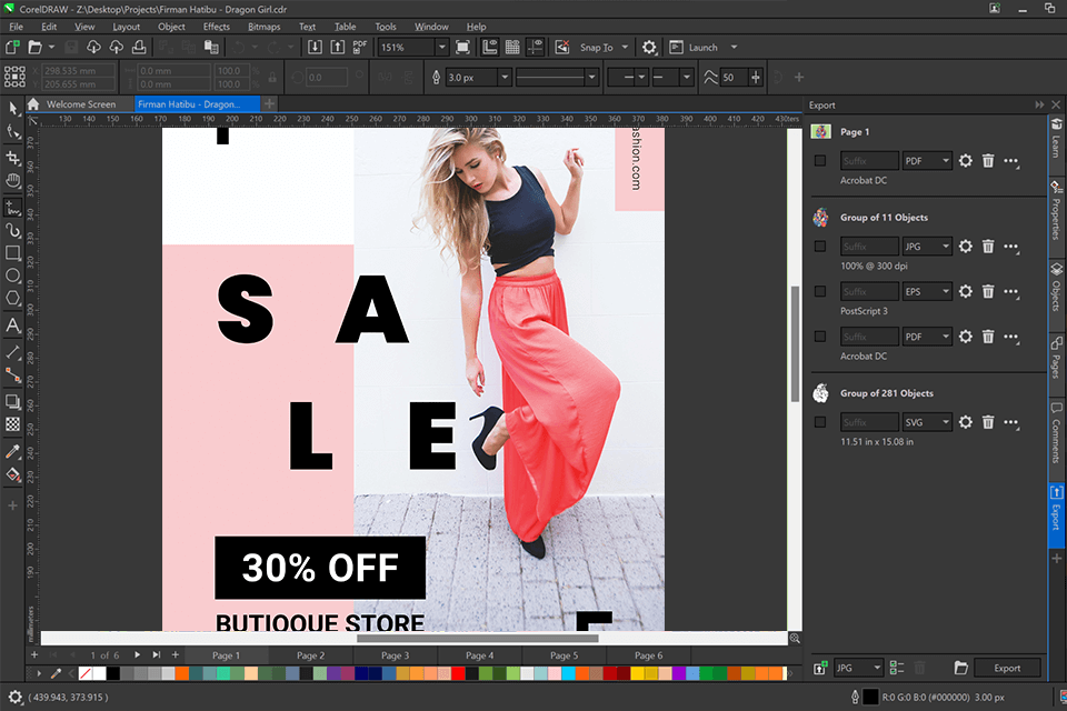 coreldraw graphics suite indesign alternative interface