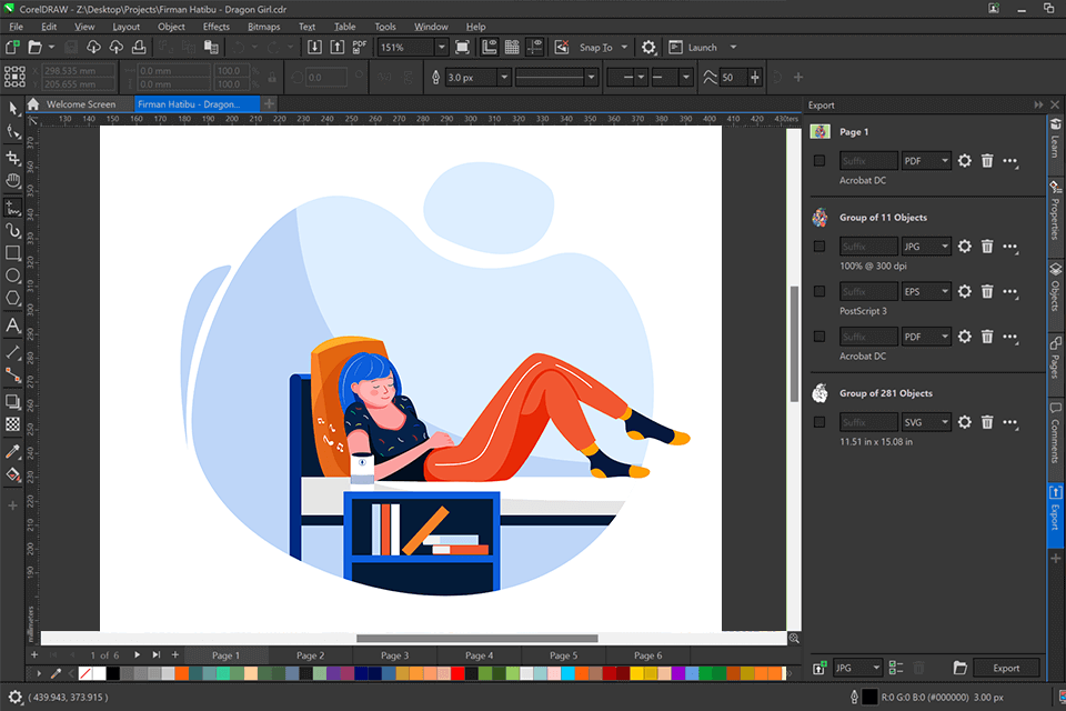 coreldraw adobe illustrator alternative interface