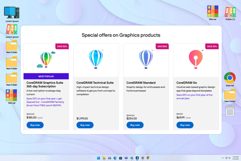 coreldraw pricing