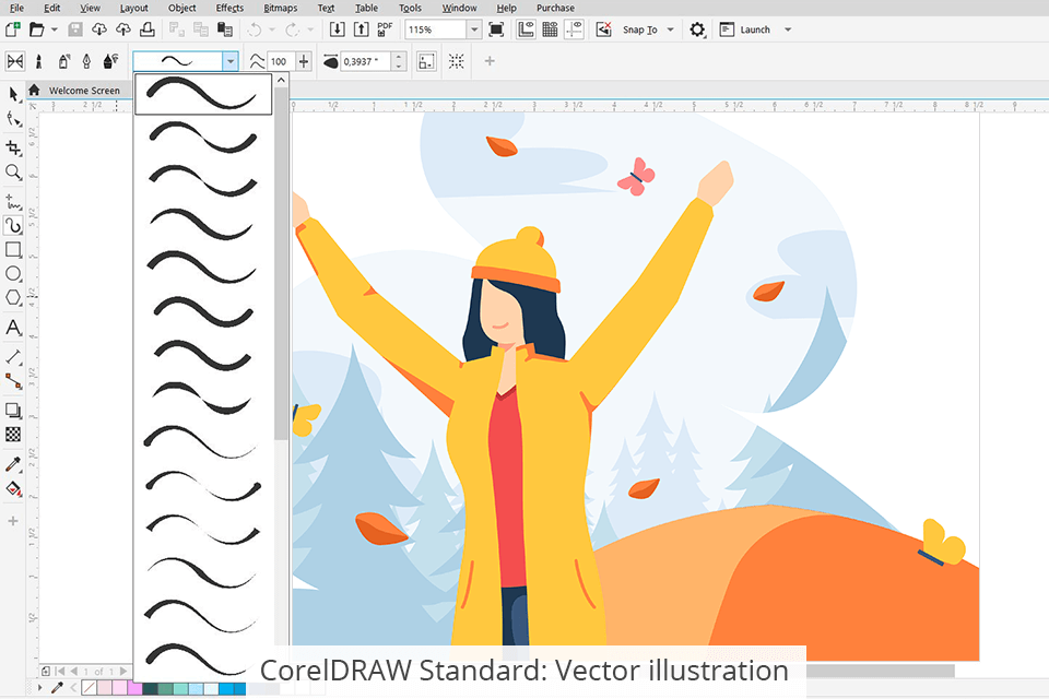 coreldraw vector illustration