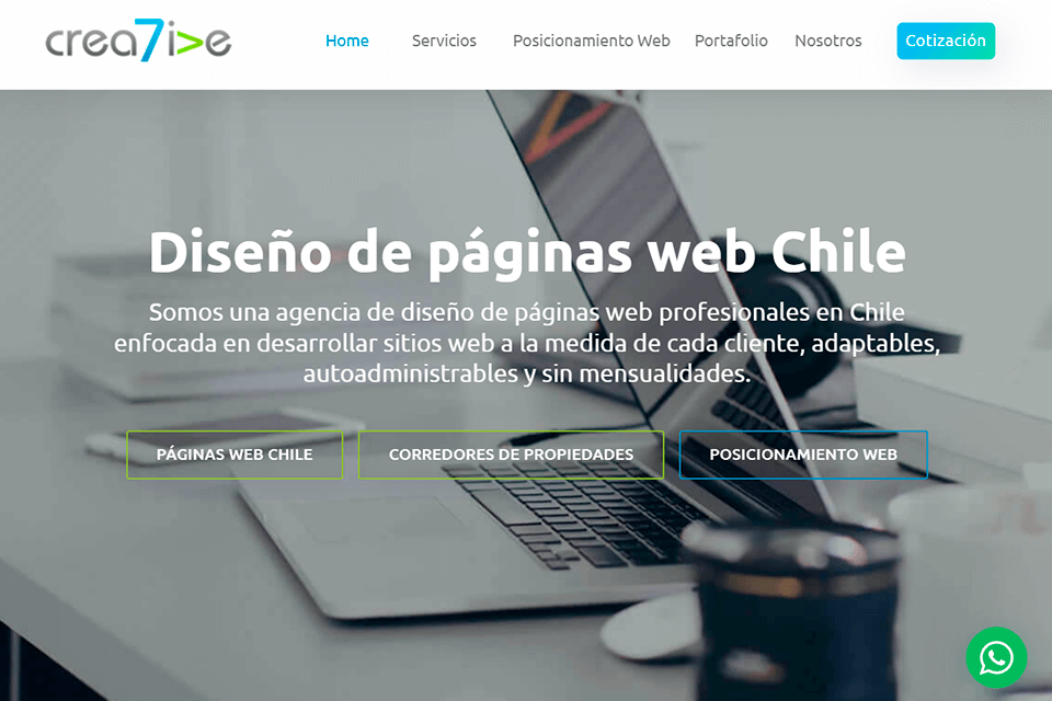 crea7ive sitio web oficial de la agencia