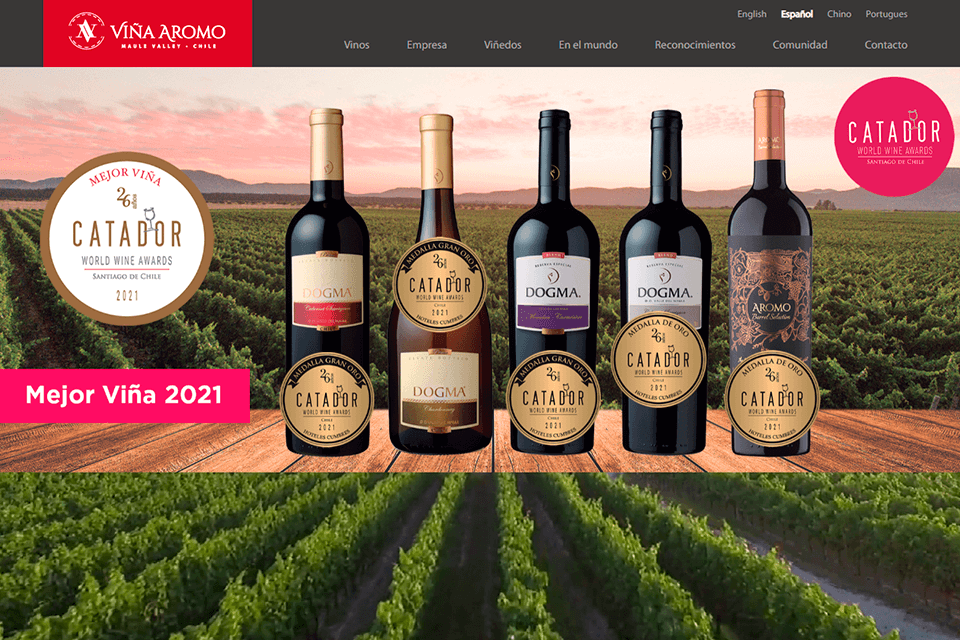 crea7ive desarrollo del sitio web de la agencia