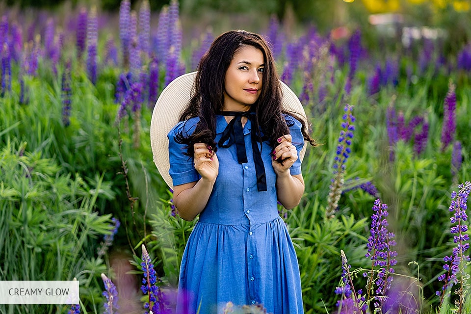 فوتوشوب إجراءات فوتوشوب جادة بلفيو توهج كريمي