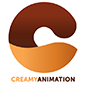 creamy animation video marketing agency logo