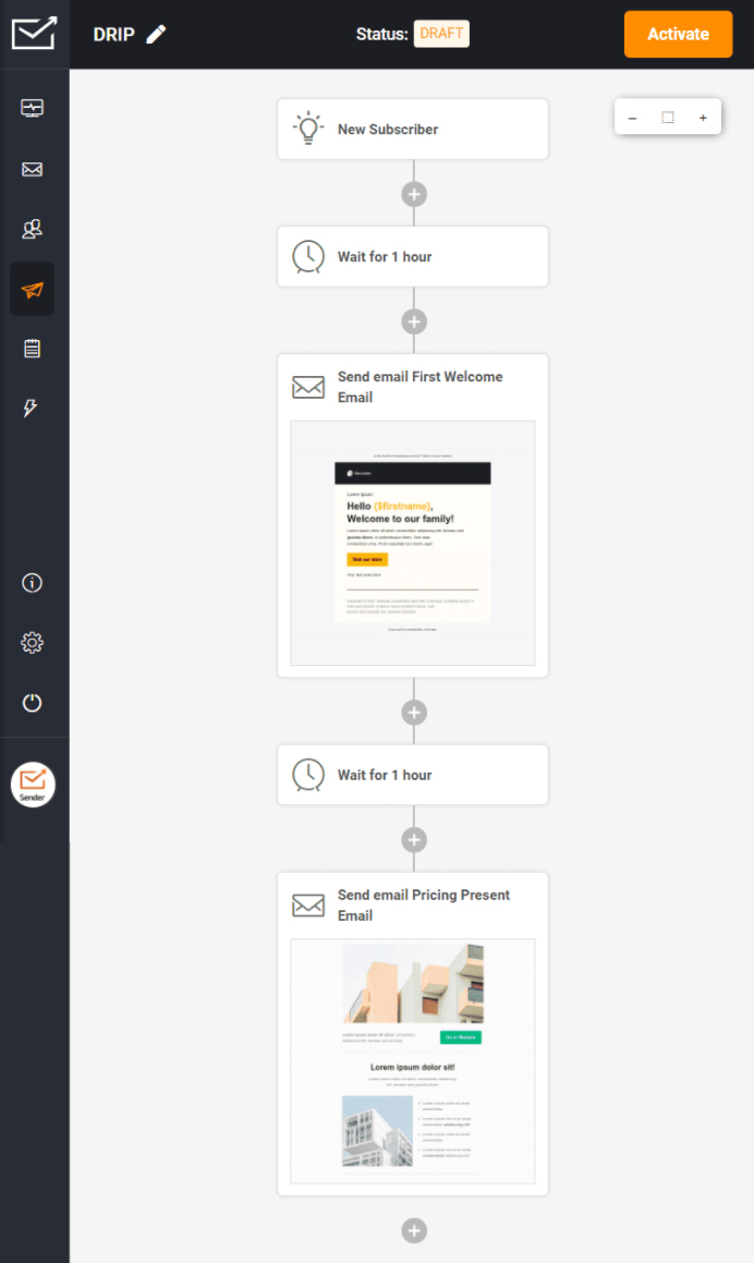 create a welcome message to drive an effective marketing strategy