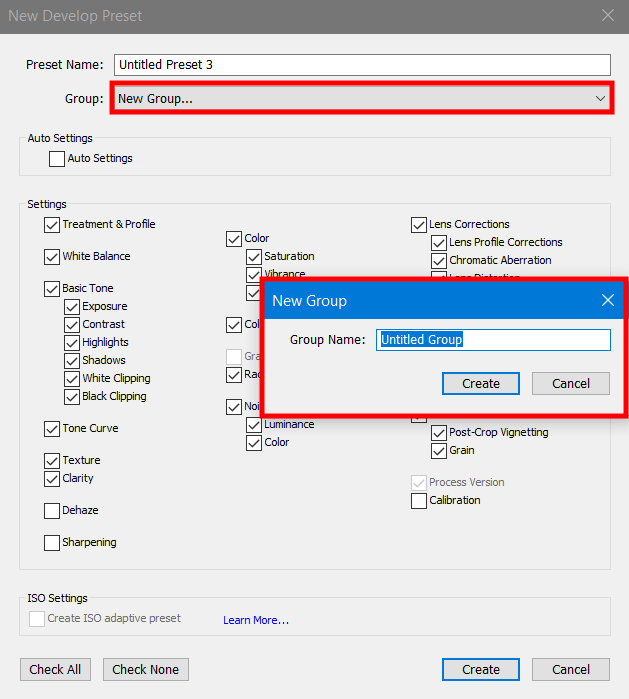 create presets in adobe lightroom