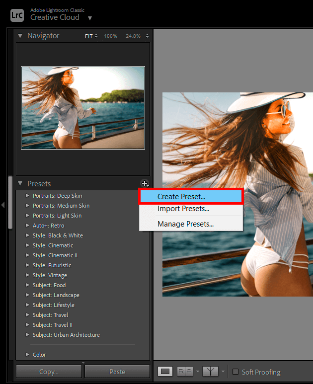 إنشاء انفجار نجمي في Adobe Lightroom خطوة بخطوة