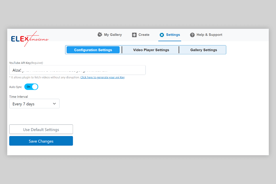 create the best youtube gallery website tutorial