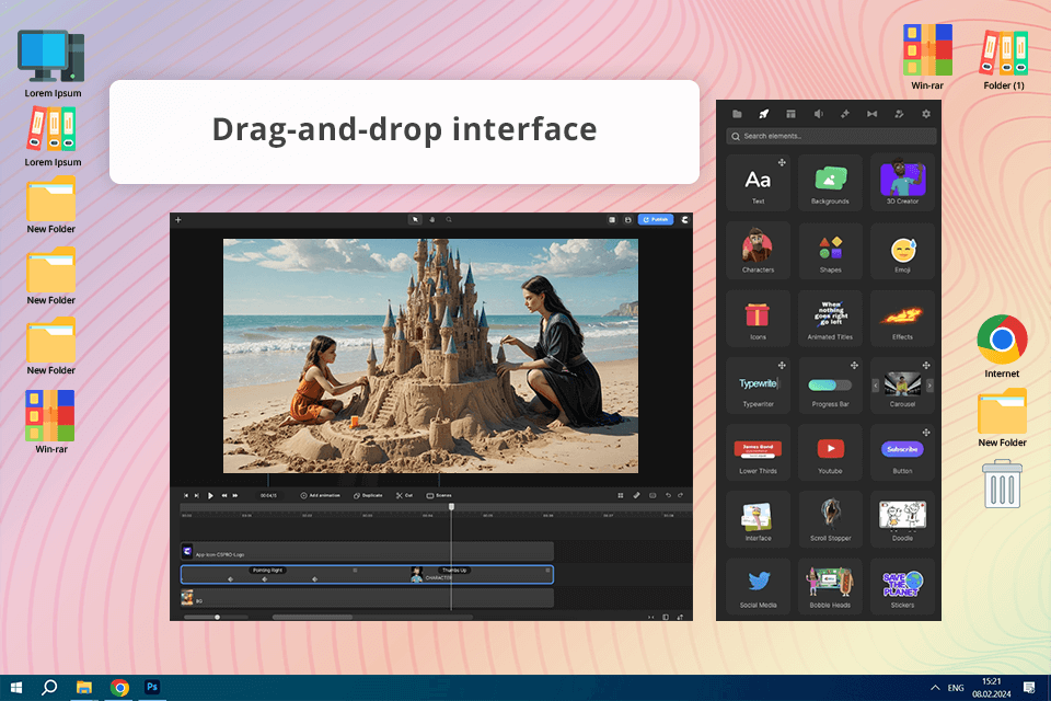 createstudio vyond alternative interface