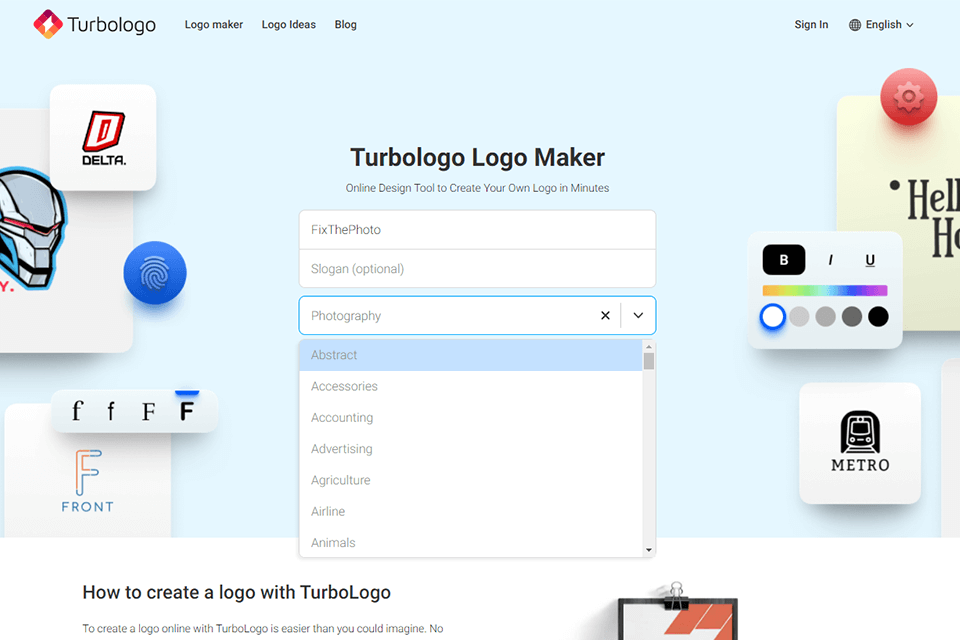 logo erstellen mit turbologo