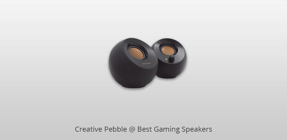 creative pebble gaming speakers