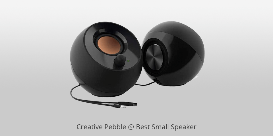 creative pebble small speakers