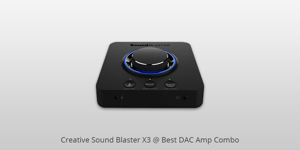 creative sound blaster x3 dac amp combo