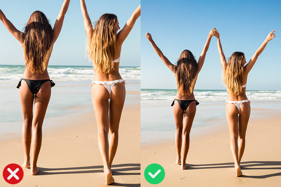 limbs and joints cropping in photography