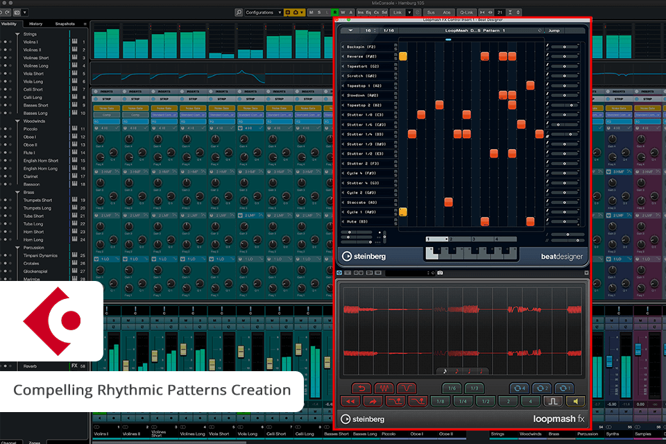 cubase cutting and splicing