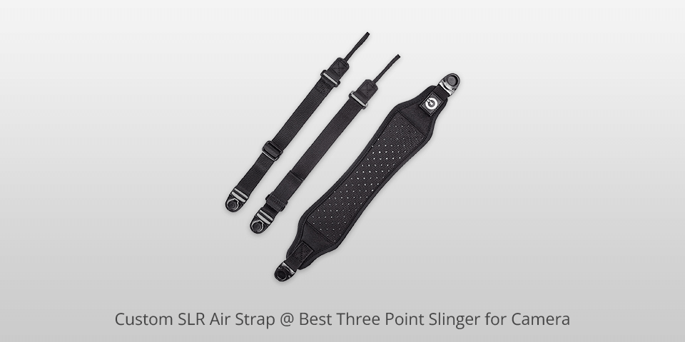 custom slr air strap 3 point slinger for camera