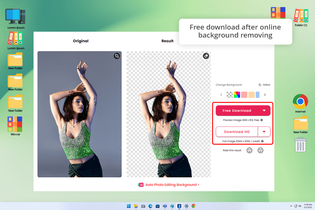 cutout pro free background removal software