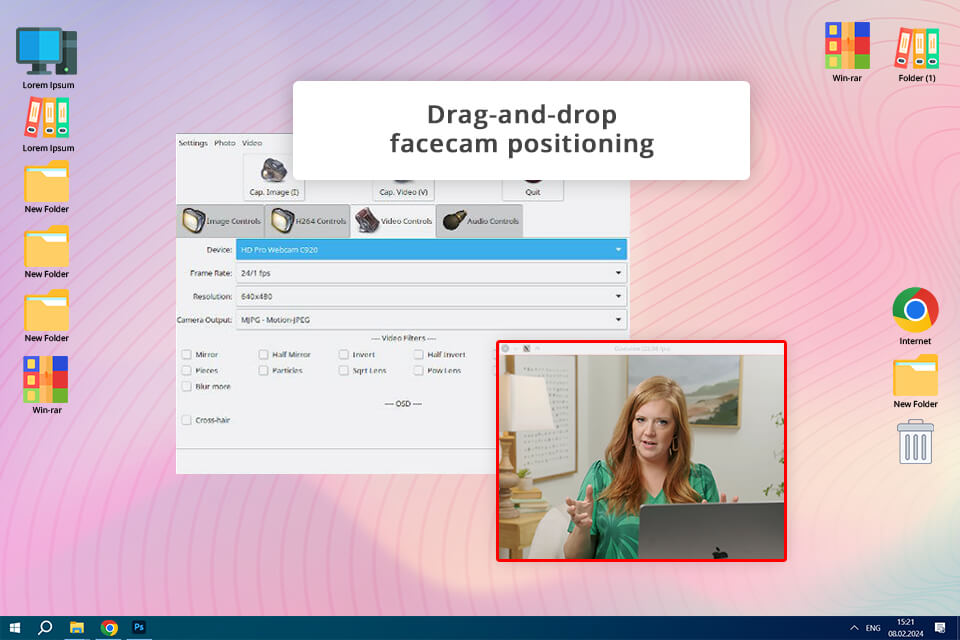 cuvacview facecam recorder