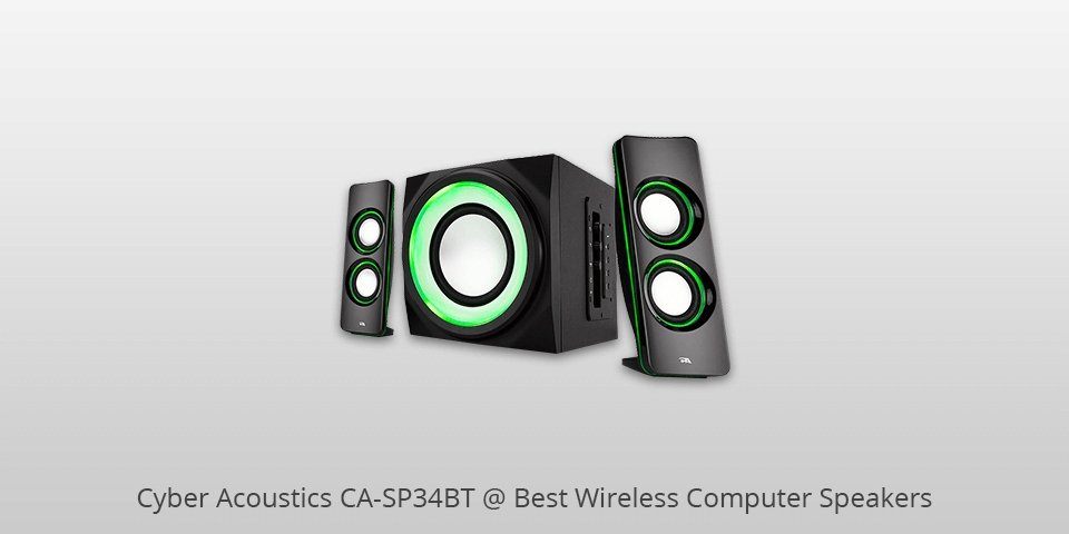 cyber acoustics ca-sp34bt wireless computer speakers