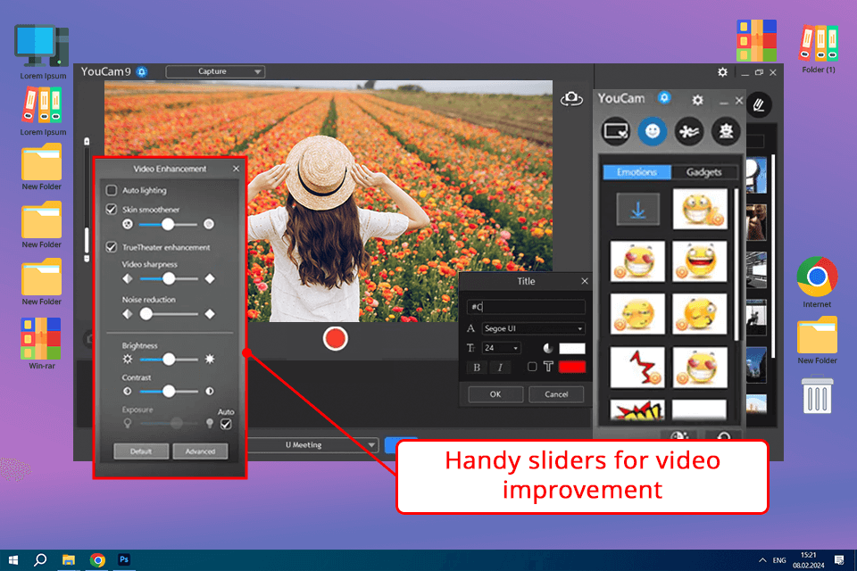 cyberlink youcam windows 10 screen